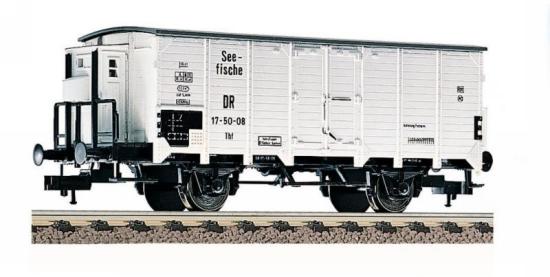 Refrigerated car with brakeman?s cabin type Thf 'Seefische'<br /><a href='images/pictures/Fleischmann/5348.jpg' target='_blank'>Full size image</a>